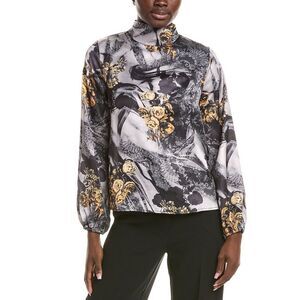 Truth Womens  Woven Printed Top, Black